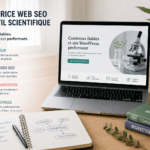 Rédactrice web SEO au profil scientifique : des contenus fiables et un site WordPress performant.